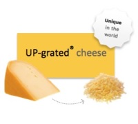 UP-grated Cheese: 100% grated cheese, now extremely dried